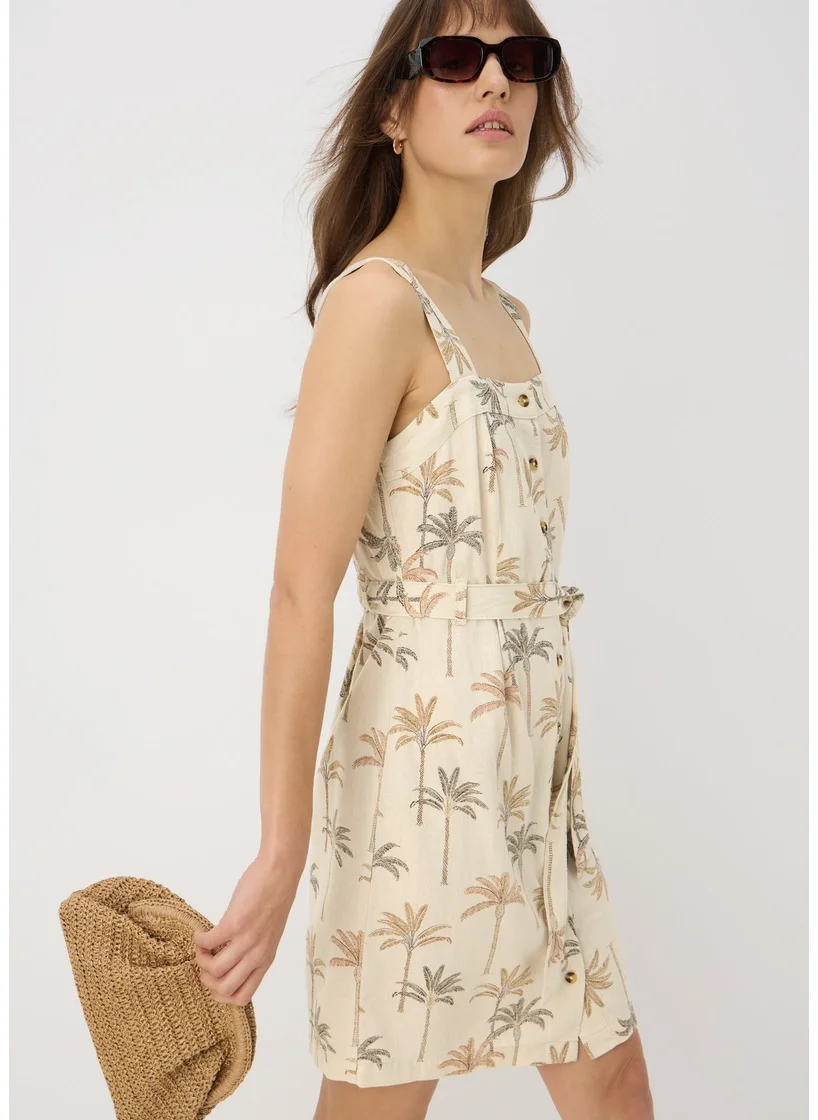 Matalan Palm Print Dress