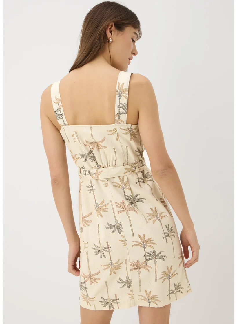 Matalan Palm Print Dress