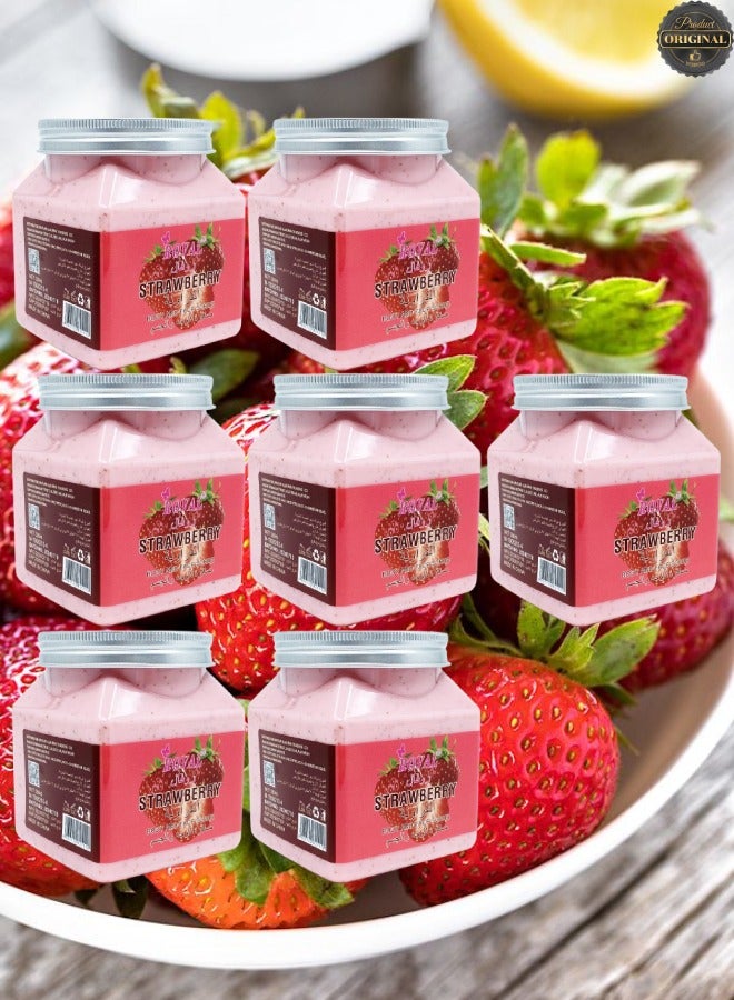 ROVAL 7 Pieces Strawberry Body And Face Scrub - Image 1