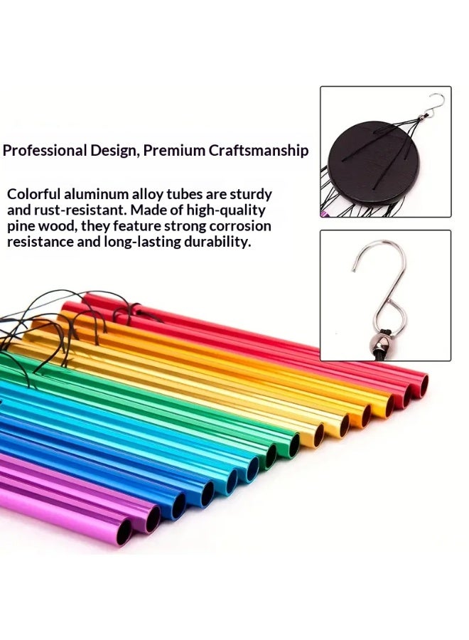 12-Tube Classic Aluminum Tube Wind Chime Wall Decoration Wind Chime - Image 2