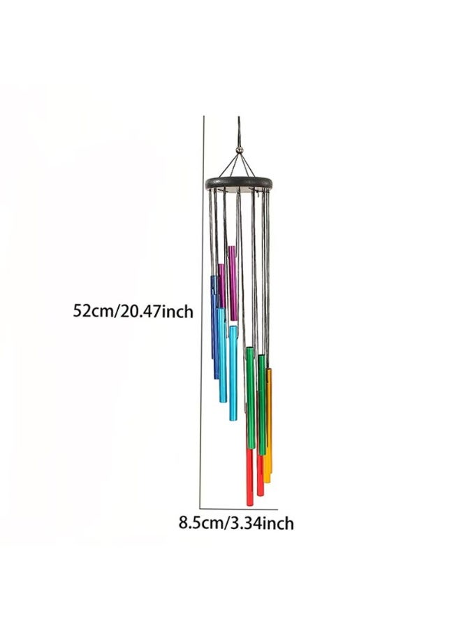 12-Tube Classic Aluminum Tube Wind Chime Wall Decoration Wind Chime - Image 4