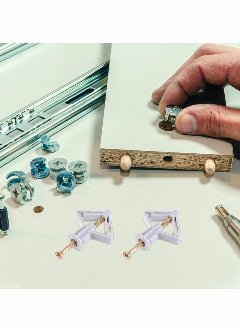Y&D - Drywall Anchors Kit Hollow Wall Self Tapping Sheetrock Plasterboard Fixings Fixing Screws - Image 1