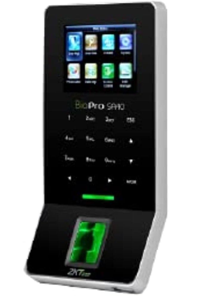 ZKTeco BioPro SA40 – Fingerprint Access Control & Time Attendance Terminal, 2.4″ TFT Display, BioID Sensor, Wi-Fi & TCP/IP, Multi-Mode Verification (Fingerprint, Card, PIN), 3,000 Users, 30,000 Logs - Image 1