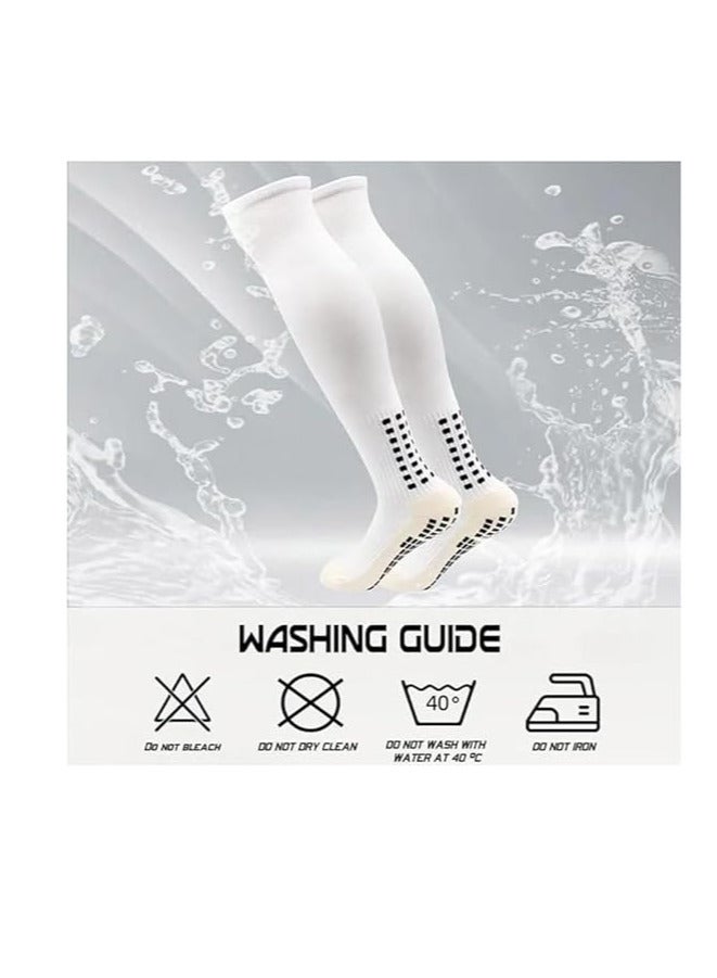 Spall Unisex Knee High Soccer Socks, Adult Athletic Grip Football Team Socks - Image 4