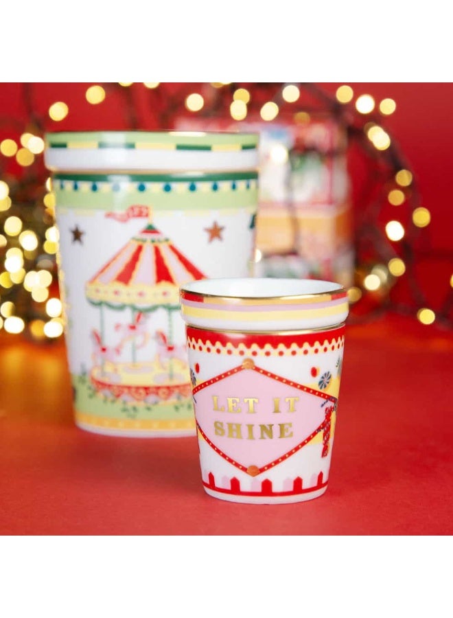 Baci milano ESPRESSO CUP WITH LID/SAUCER MAMMA MIA RED - DIAM. 5,5 H 7 - Image 2