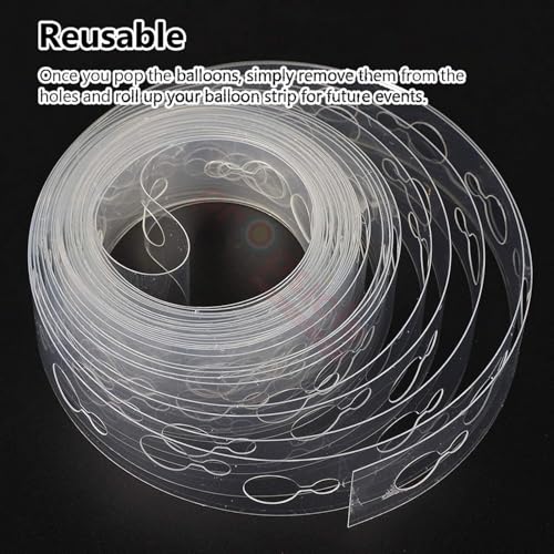 Propsicle Balloon Arch Tape Strip 5m x 2, Clear Balloon Garland Strip for Party Decoration, Reusable Arch Maker for Birthday, Baby Shower, Wedding, Bachelorette - Image 3