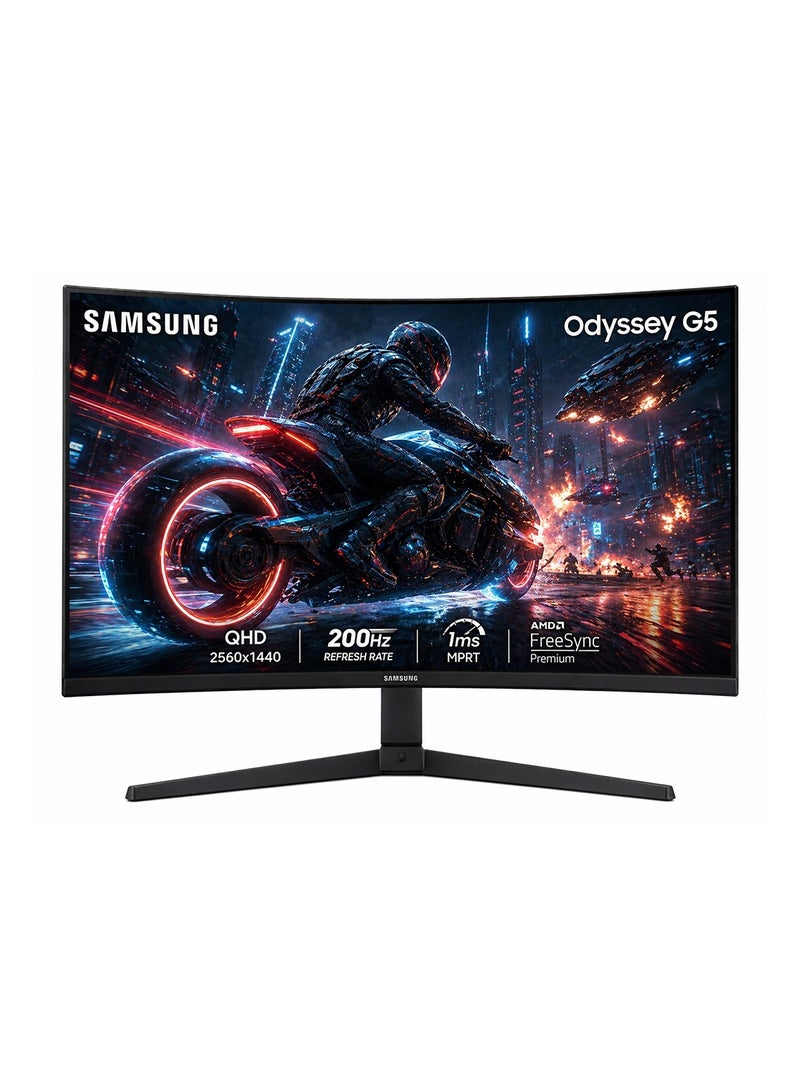 سامسونج شاشة الألعاب 27" أوديسي G5 G53F QHD 200Hz - Image 1