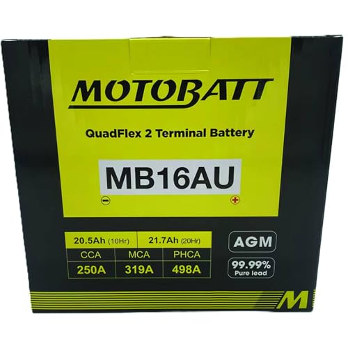 Motobatt DB Electrical MB16AU Battery Compatible With/Replacement For Motobatt Battery 20.5Ah, Ducati, Yamaha Motorcycle Large - Image 5