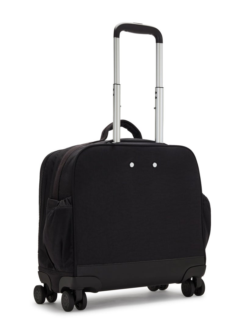 kipling Kipling New Storia Kids' 4-Wheeled School Trolley Bag with 15.6 inch Laptop Compartment True Black  - Image 3