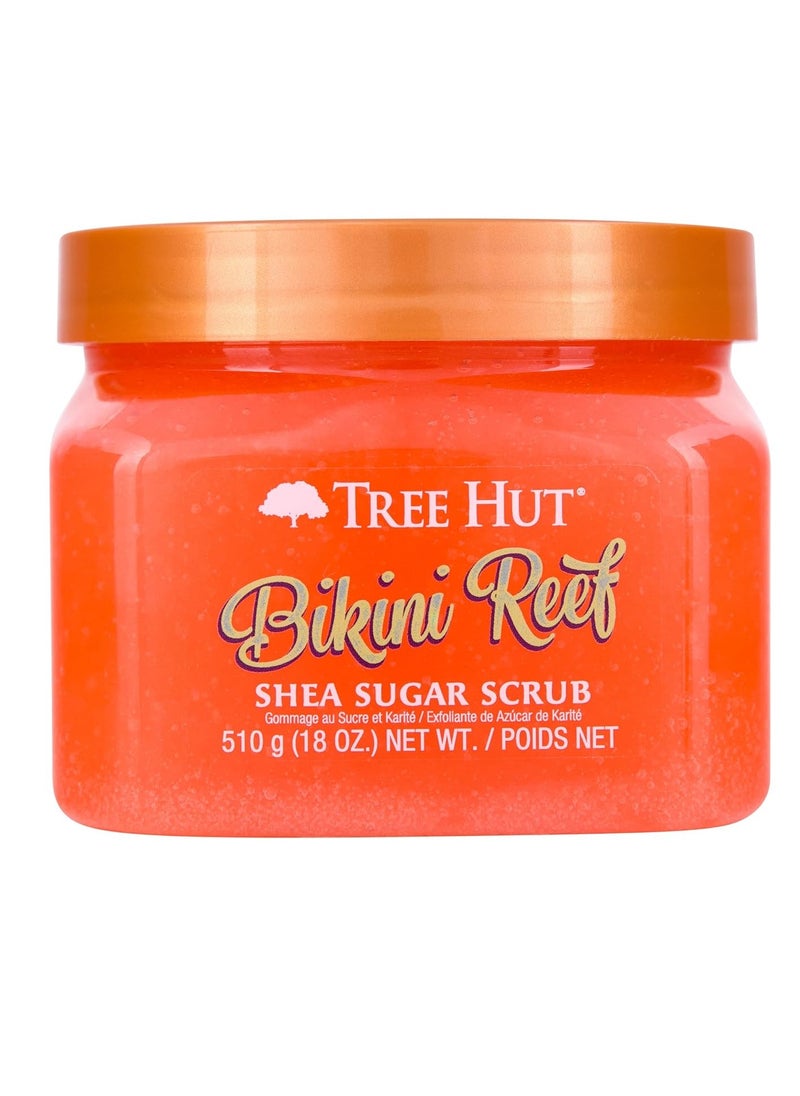 Tree Hut Tree Hut Bikini Reef Shea Sugar Scrub | Exfoliating Body Scrub Removes Dead, Dry Skin for a Soft & Hydrated Feel | Nourishing Essential Body Care | 18 fl oz.  - Image 1