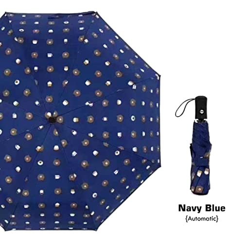KEKEMI 3 Fold Automatic Sun & Rain Umbrella for Men & Women (Pack of 1) - Image 3