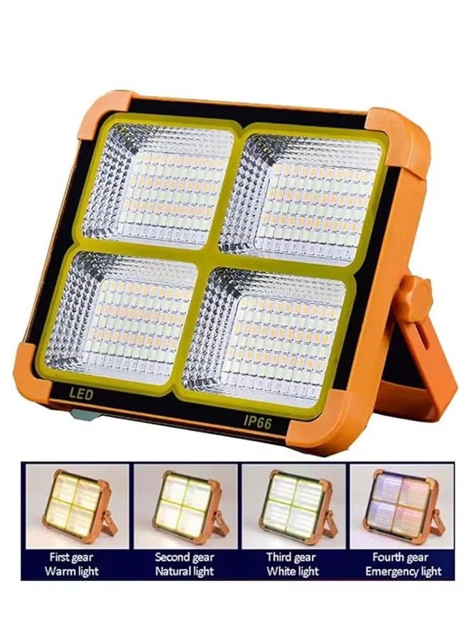 Solar Portable Light Portable Rechargeable Multi-Function Portable Camping Light Tent Stall Night Market Emergency Light - Image 3