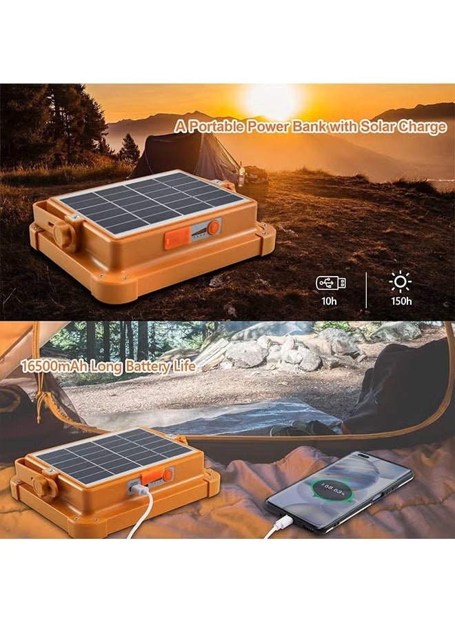Solar Portable Light Portable Rechargeable Multi-Function Portable Camping Light Tent Stall Night Market Emergency Light - Image 4