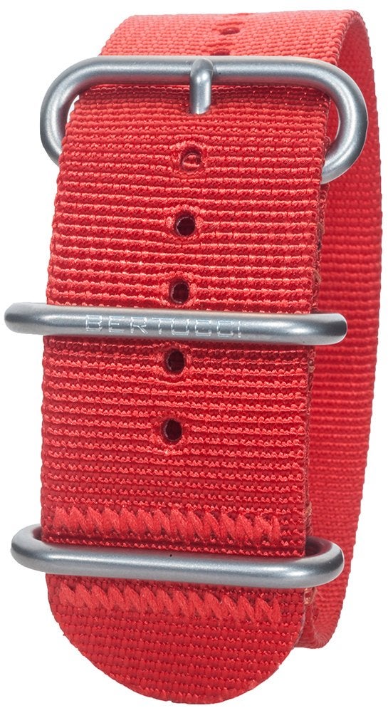 Bertucci DX3 B-112 International Orange 26mm Nylon Watch Band - Image 3