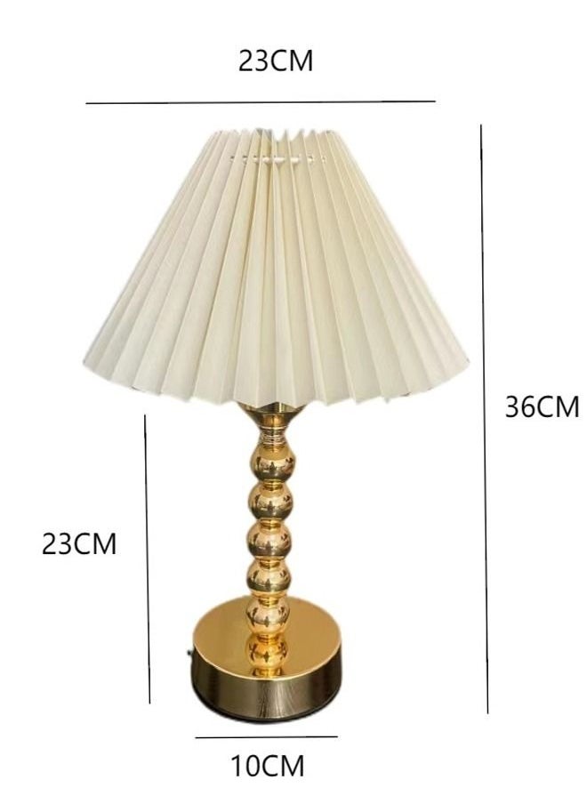 C&C Home Modern Design USB Rechargeable Acrylic Aluminum Table Lamp 23 x 36 Centimeter  - Image 4