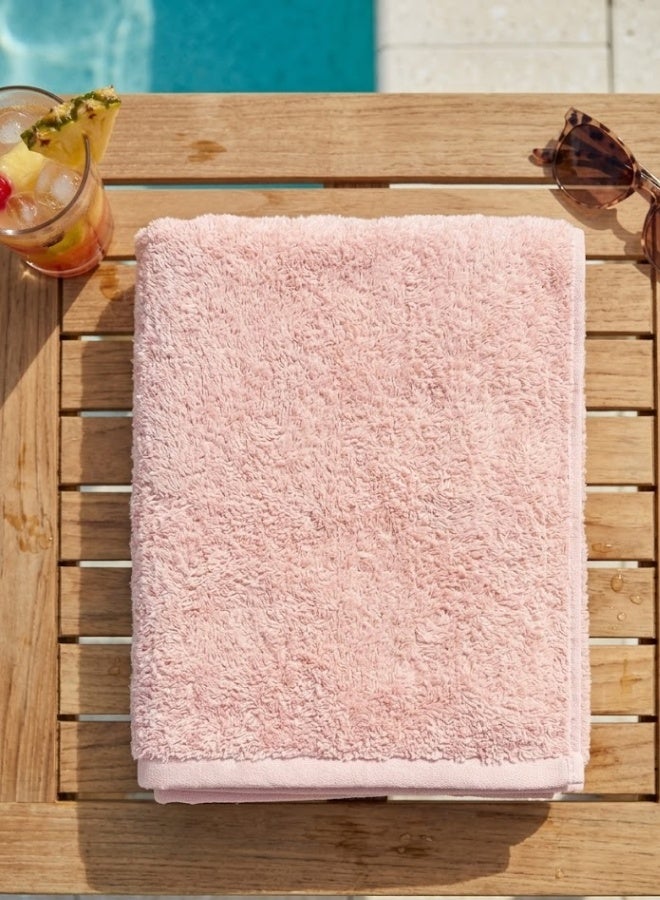 بيرل كوست انترناشيونال Pearl Coast Oversized Beach Towel Set (Pack of 2) | 90x180cm | Extra Large | Premium Cotton | 550 GSM | Super Soft and Highly Absorbent | Hotel And Spa Quality Towels Beige - Image 5