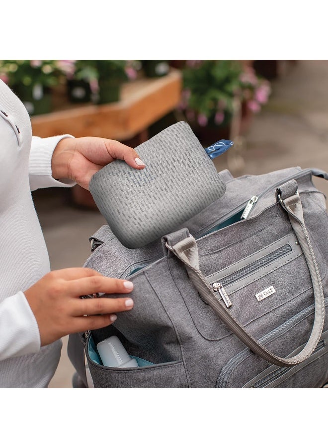 Boppy 4 and More Multi-use Cover | Blue Starry Sky | Quick Drying UPF 50+ Knit Fabric and Breathable Mesh | Car Seat Canopy, Nursing Scarf, Shopping Cart Cover, High Chair Cover and More - Image 5