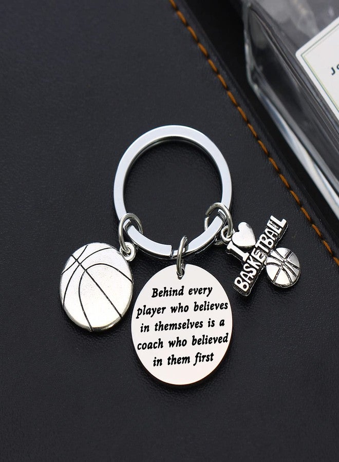 YEEQIN Gift for Coach Basketball Coach Keychain Basketball Coach Gift key chain Gifts For Coach Appreciate Coach Gifts - Image 3