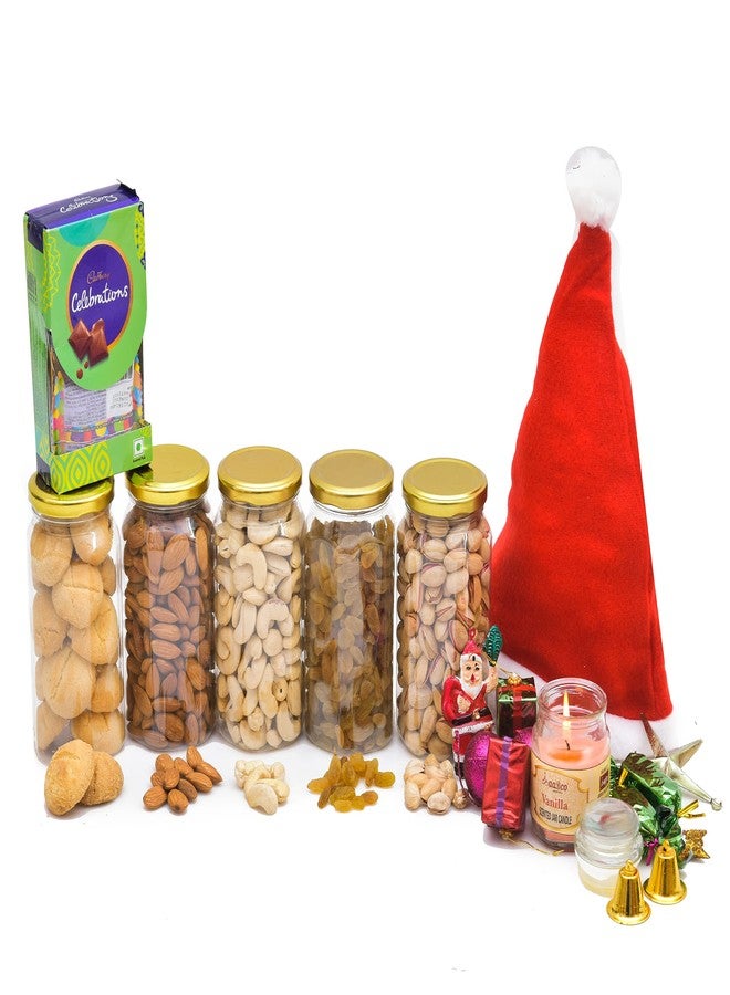 Giftrend Christmas Gift Hamper for Corporate | Dry Fruits and Chocolates Gift Hamper Basket for Employees | Colleague | Friends | Family - Image 3