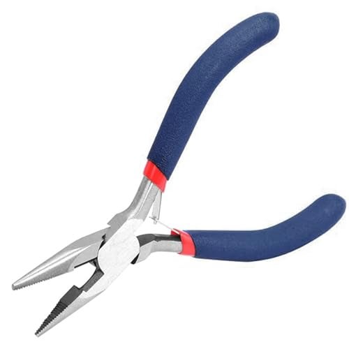 Aruicheng Needle Nose Pliers 5 Inch Jewelry Pliers Jewelery Making Tools Precision Pliers Small Needle Nose Pliers for Jewelry Repair, Wire Bending, Gripping - Image 1