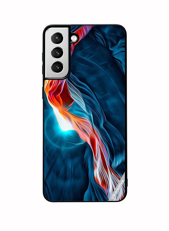 VR CREATIVE Protective Case Cover For Samsung Galaxy S22 5G Multicolor Layers Design - Image 1