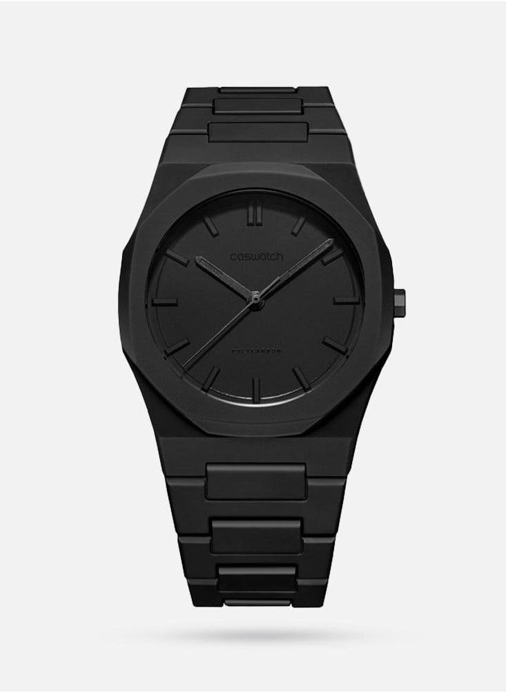 CASWATCH - Black carbon men's watch - Image 1