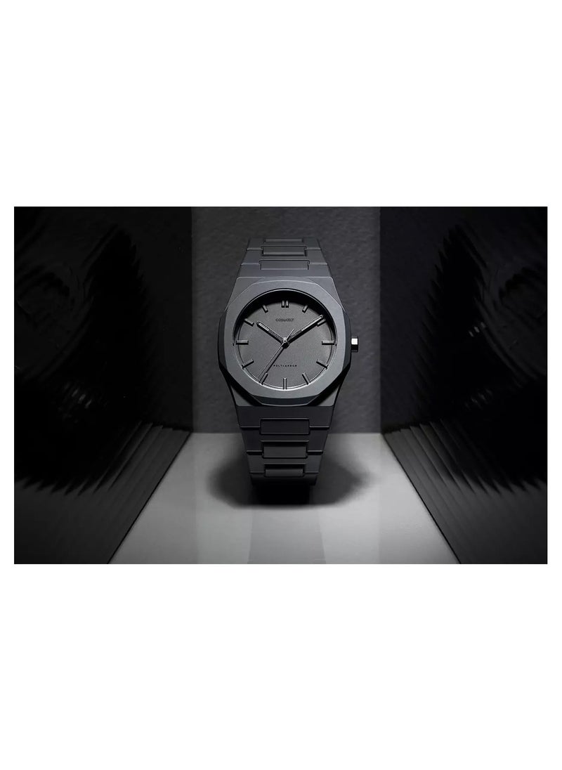 CASWATCH - Black carbon men's watch - Image 1