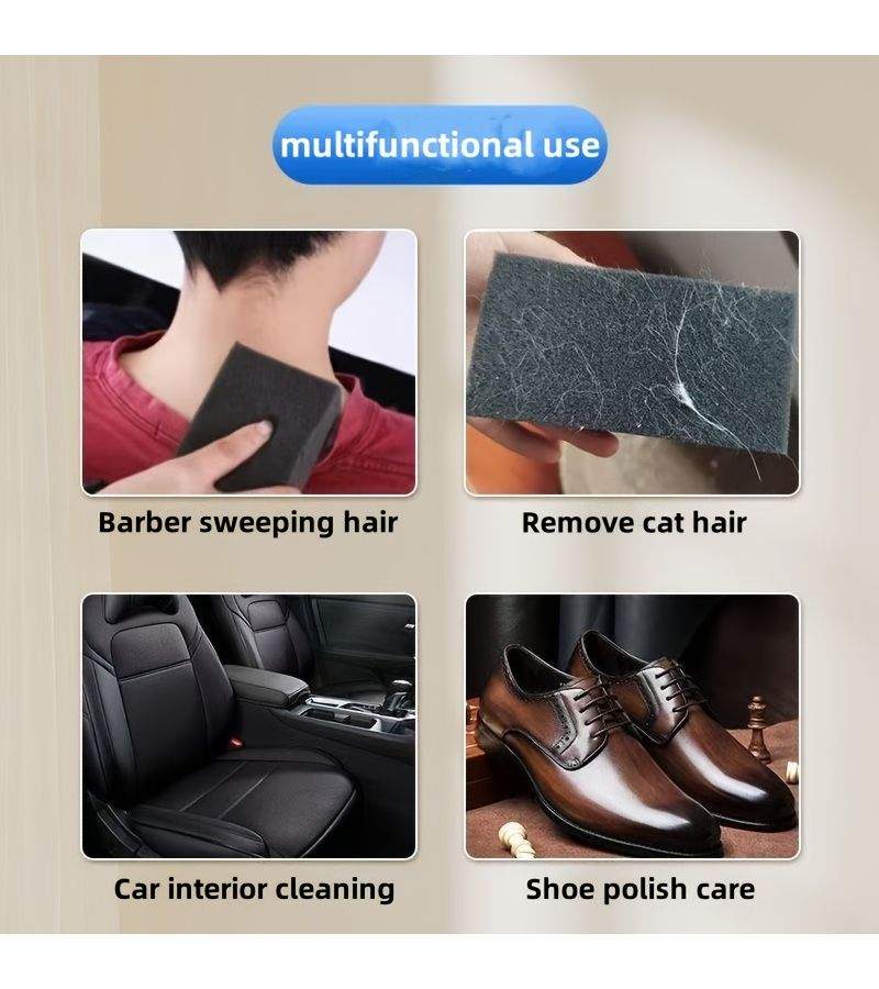 3Pcs High Density Lint Roller Sponges For Pet Hair Car Dust Cleaning - Image 1