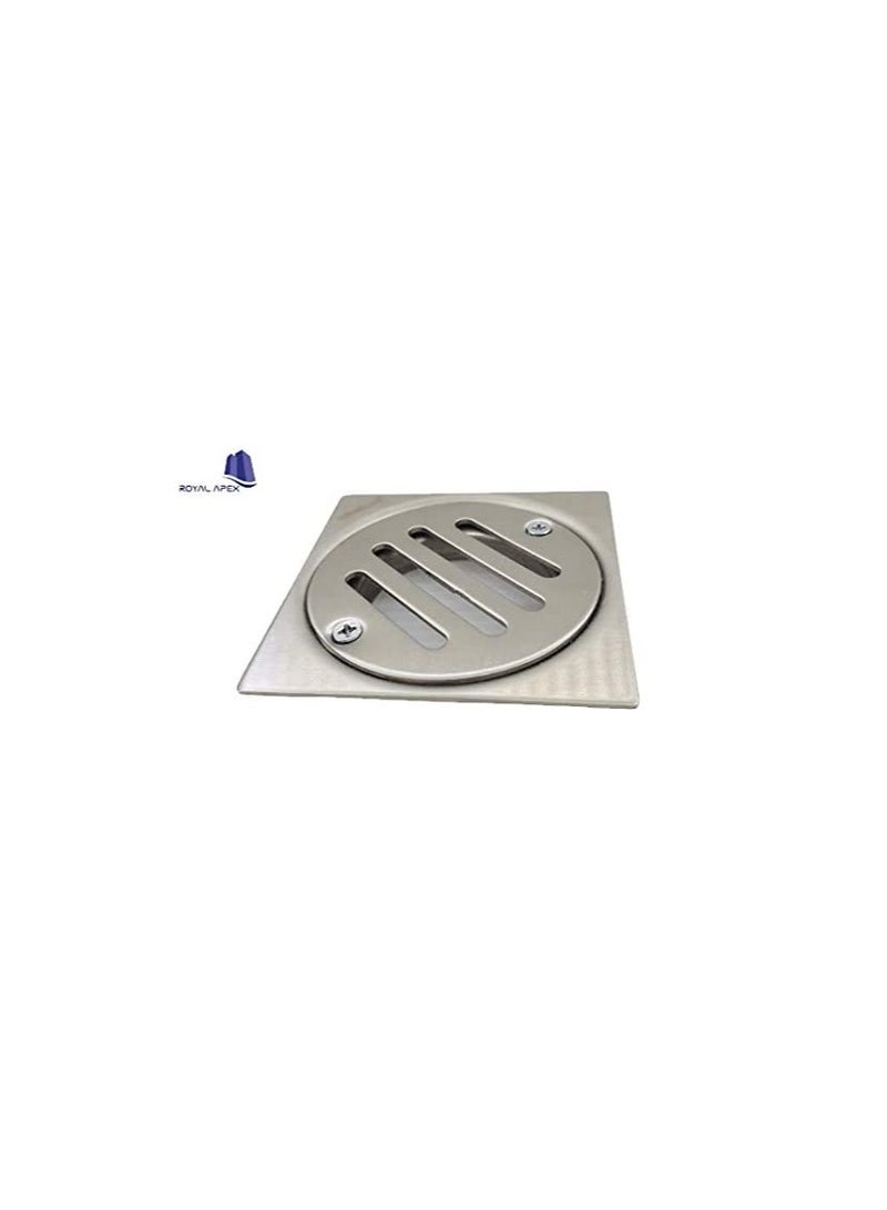 Dot-x Stainless Steel Matte Finish Floor Drain Trap 80 x 80mm - Image 2