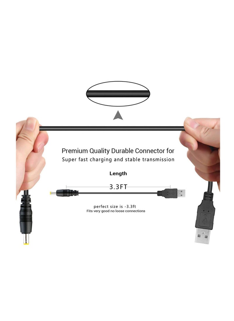 Generic - Replacement PSP Charger Cable Power Cord Compatible with Sony PSP 1000 2000 3000 Series Charging PSP-1001/2001/3001 and E-1000 USB Charging Cord - Image 1