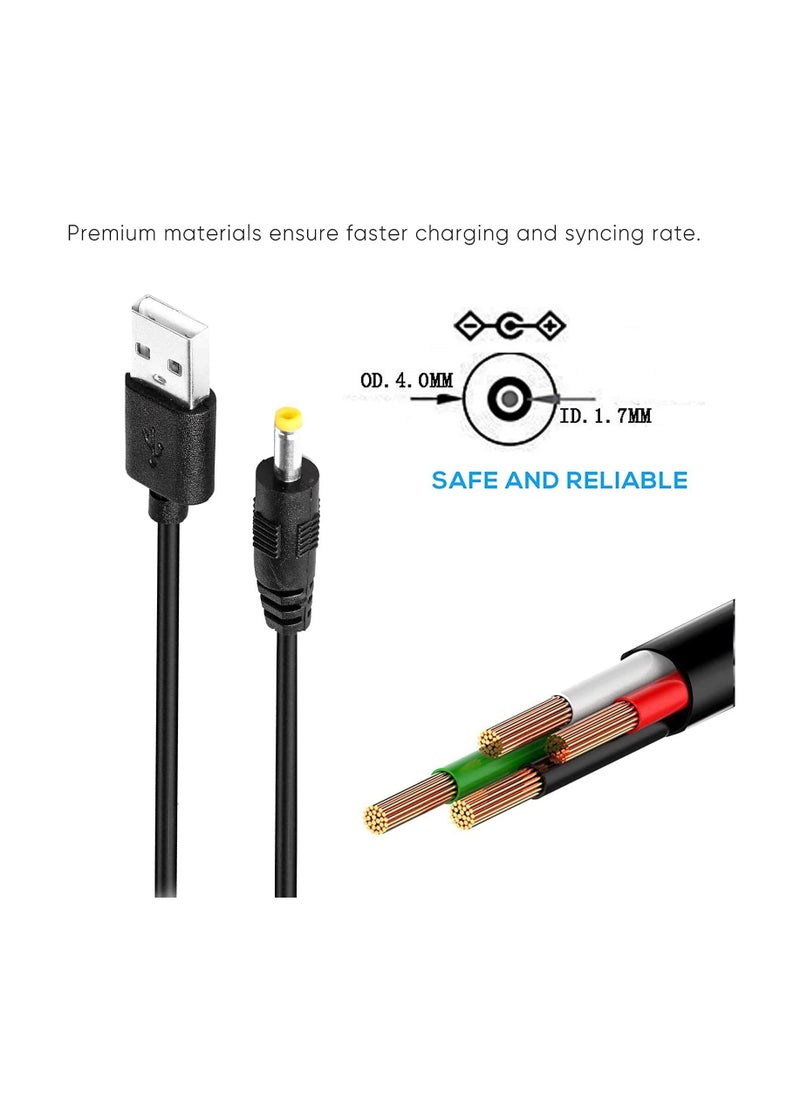 Generic - Replacement PSP Charger Cable Power Cord Compatible with Sony PSP 1000 2000 3000 Series Charging PSP-1001/2001/3001 and E-1000 USB Charging Cord - Image 1