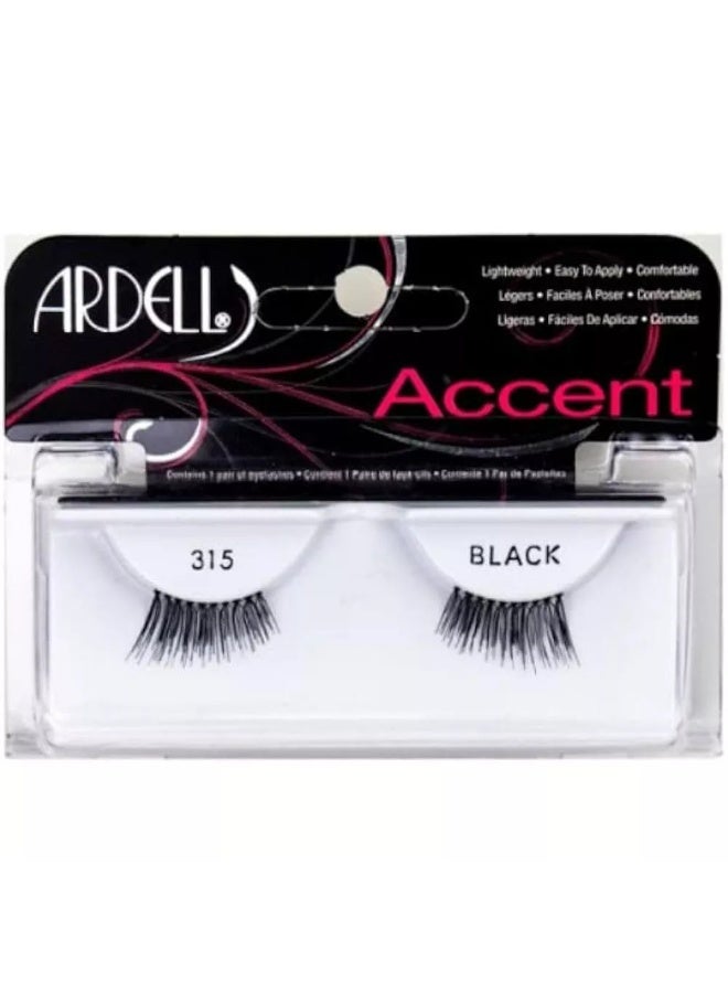 Ardell Lashes - 315 Black - (Pack of 3) - Image 2