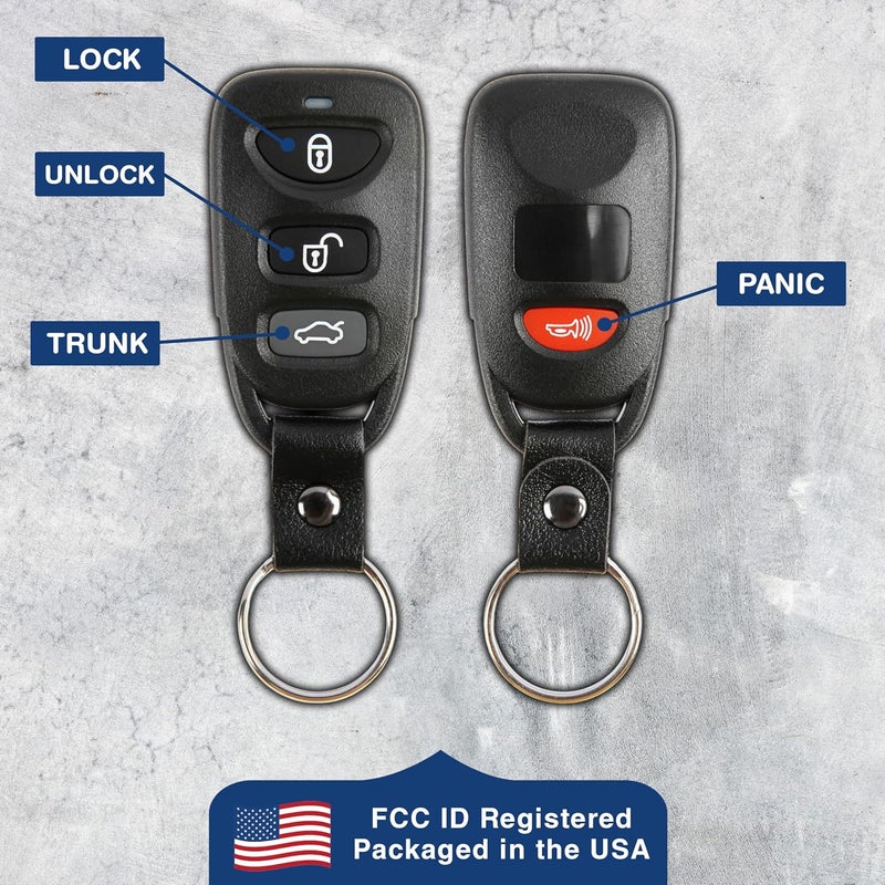 KeylessOption Keyless Entry Remote Control Car Key Fob for Hyundai Sonata 2011-2014 OSLOKA-950T - Image 5