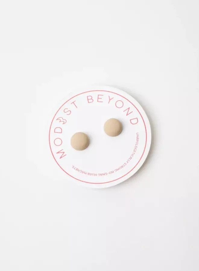 MODEST BEYOND Magnetic Hijab Pins - Matte Nude - Image 1