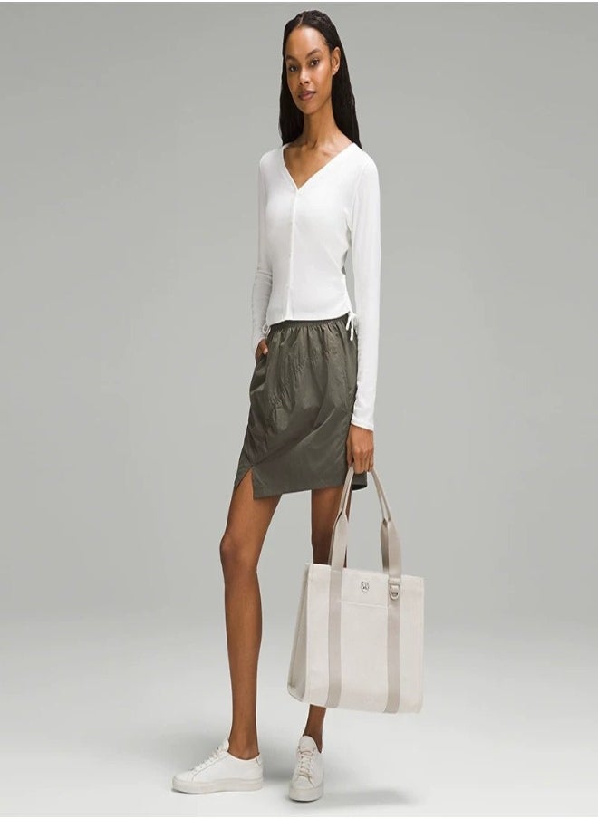 Lululemon - Lululemon Women's Bag 2024 New Fall Collection, Two-Tone Canvas Tote Bag, Large, 34cm*15cm*29cm - Image 1