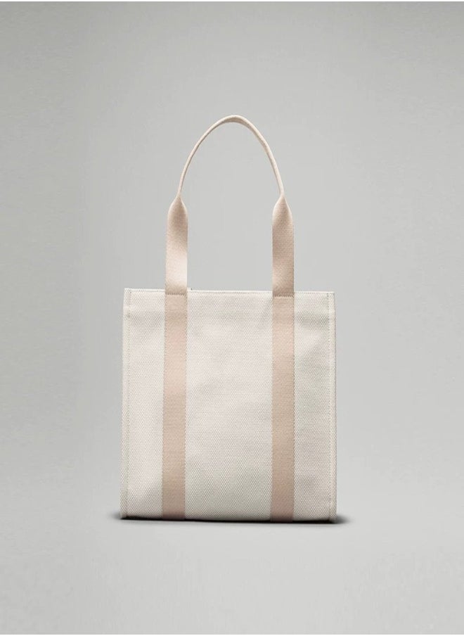 Lululemon - Lululemon Women's Bag 2024 New Fall Collection, Two-Tone Canvas Tote Bag, Large, 34cm*15cm*29cm - Image 1