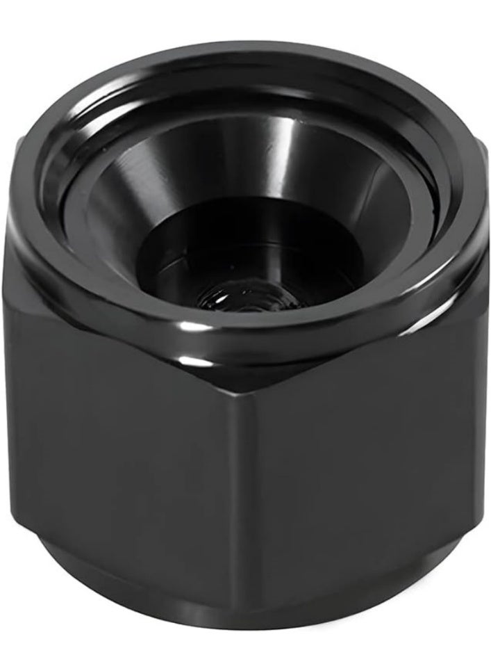AN4-AN12 Female Flare Cap Block Off Fitting Plug, 1PCS Aluminum Swivel Hex Head Nut Port Adapter, Automotive Modification Accessories for Fuel Oil Line - Image 4