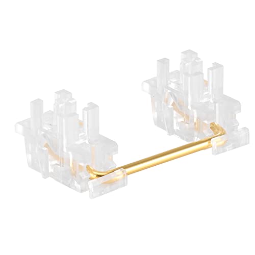 ZugGear Black Plate Mount Stabilizers 2U 6.25U 7U for Cherry MX Compatible Mechanical Keyboards (DUROCK Black Plate Mount 60/87 Keyboard Kit) - Image 2