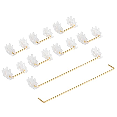 ZugGear Black Plate Mount Stabilizers 2U 6.25U 7U for Cherry MX Compatible Mechanical Keyboards (DUROCK Black Plate Mount 60/87 Keyboard Kit) - Image 3