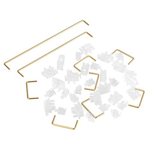 ZugGear Black Plate Mount Stabilizers 2U 6.25U 7U for Cherry MX Compatible Mechanical Keyboards (DUROCK Black Plate Mount 60/87 Keyboard Kit) - Image 4