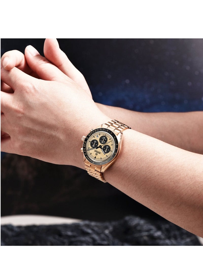 Bersigar BG-1701 Ocular Luxury Design Stainless Steel Water Resistant Watch - Image 5