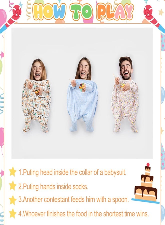Mindsoft Baby Shower Games Party Favors Feed Me Baby Shower Games Gift for Funny Bridal Party Activities for Gender Reveal Supplies Boy Girl Banner Backdrop Background Decoration Photo Props - Image 4