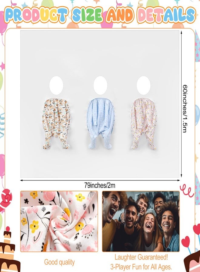 Mindsoft Baby Shower Games Party Favors Feed Me Baby Shower Games Gift for Funny Bridal Party Activities for Gender Reveal Supplies Boy Girl Banner Backdrop Background Decoration Photo Props - Image 3