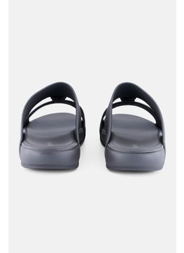 Algspar Men 2 Strap Slip On Arabic Sandals, Dark Grey  - Image 2