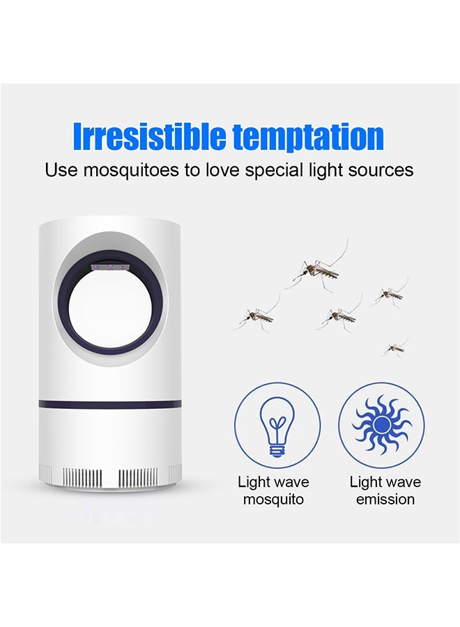NIBEMINENT USB Photocatalyst Mosquito Killer Lamp White 220mm - Image 4