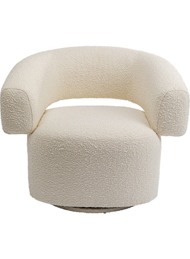 KARE Swivel Armchair Maye Cream  - Image 3