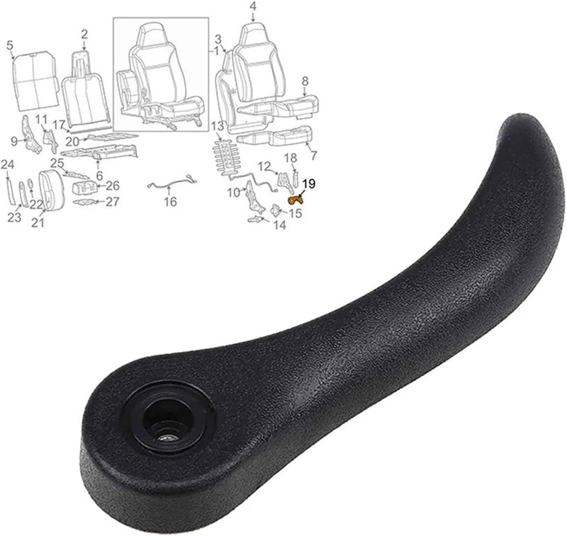 Vuzmode Seat Recliner Handle Lever for Car - Image 5