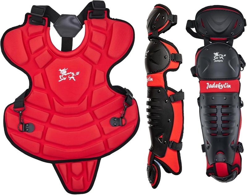 Jadekylin 14" Baseball & Softball Catcher Gear Youth Age 9 to 12 - Image 1