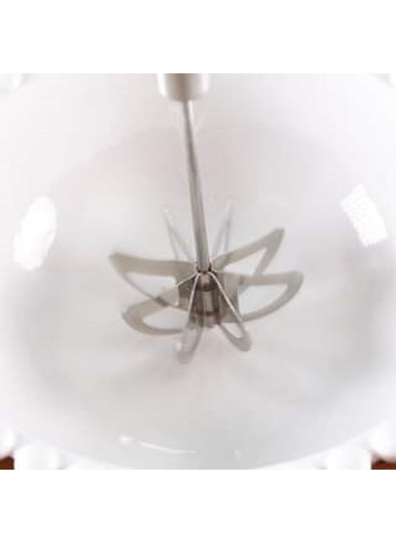 Yogilabel - Yogilabel Stainless Steel Spring Mixi Egg Lassi Butter Milk Maker Mixer Hand Hand Push Blender for Home Tool for Egg Beater Kitchen Utensils for Blending Whisking Beating Stirring Silver - Image 1