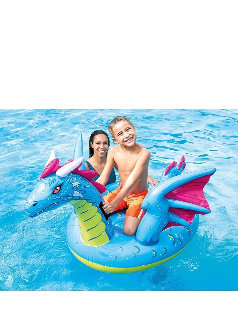 Intex 57563 Inflatable Dragon Ride-On Float for Kids, 201 x 191 cm - 57563 - Image 5